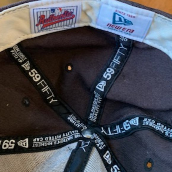 Vintage Blue Houston Astros Fitted 7 1/8 cap - Picture 2 of 5